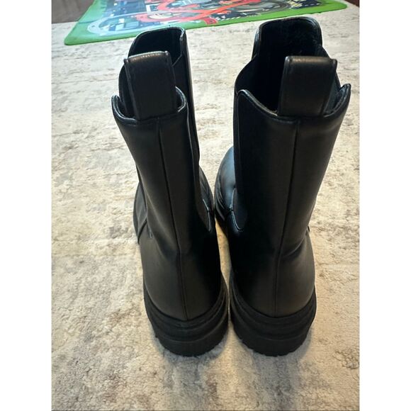 Good American Leather Chelsea Boot Combat Boot 7.5 - Picture 4 of 9